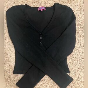 Edikted Black Button-Up